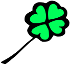A four-leafed clover