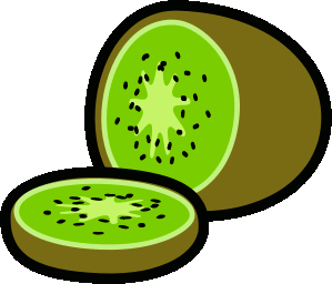 A kiwi fruit