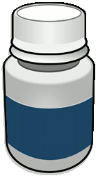 A pill bottle
